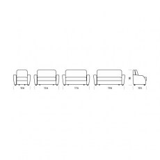 Мягкая мебель на металлическом каркасе «Оззи»